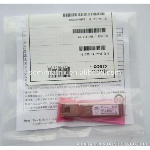GLC-T 1000BASE-T standard RJ-45 copper SFP